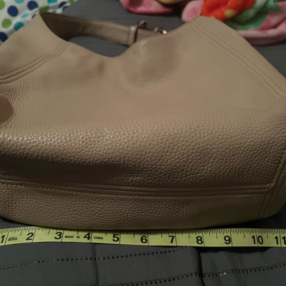Michael Kors Fulton Large Hobo Shoulder Bag Pebble Leather MK Purse - Picture 8 of 13